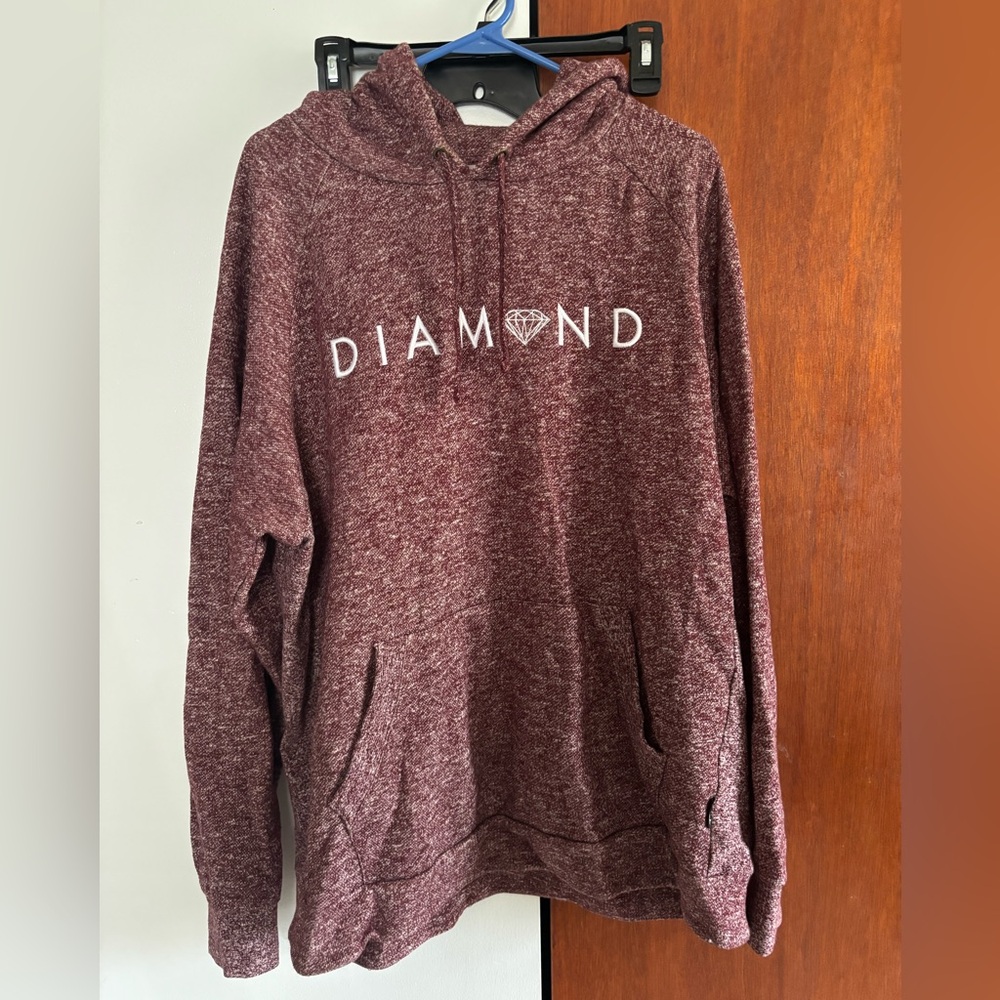 Diamond Supply Co. heathered knit sweatshirt